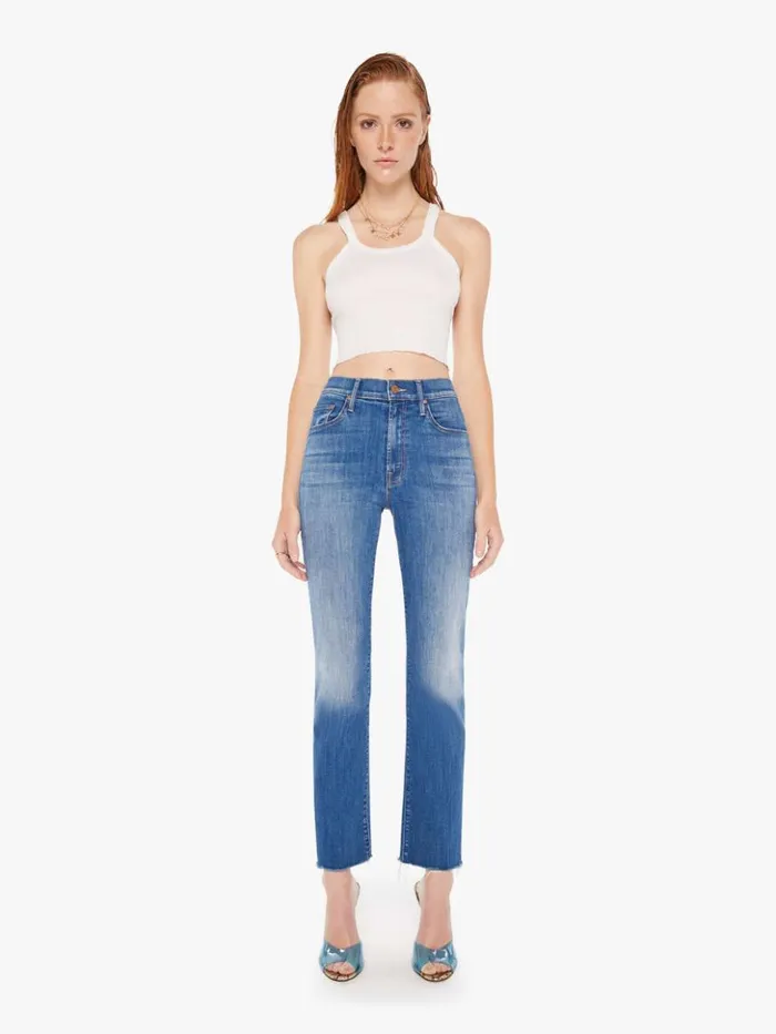 Mother Denim Bootcut The Insider Flood Fray Wash We Got The Beat 8211 Women