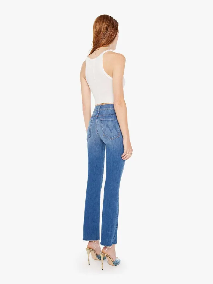 Mother Denim Bootcut The Insider Flood Fray Wash We Got The Beat 8211 Women