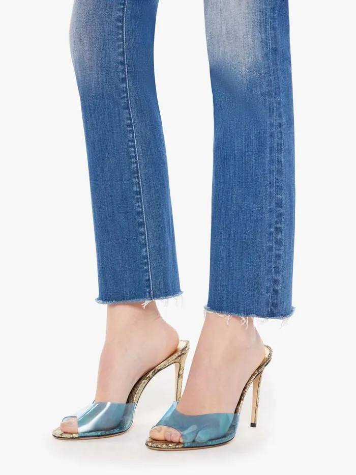 Mother Denim Bootcut The Insider Flood Fray Wash We Got The Beat 8211 Women