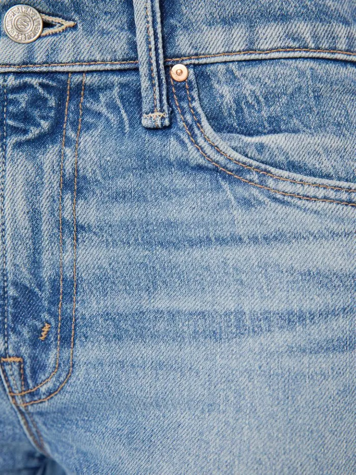 Mother Denim Bootcut The Outsider Flood Fray Wash Are We There Yet 8211 Women