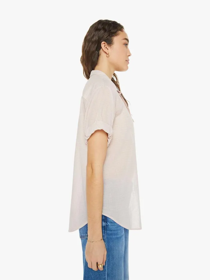 Mother Denim Channing Shirt Rose Petal 8211 Women