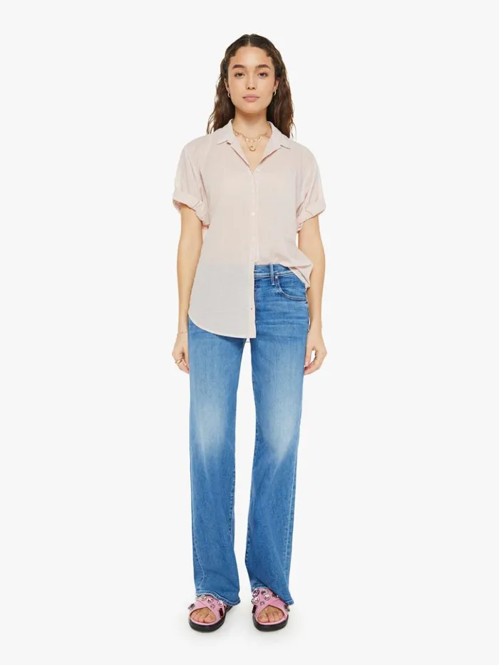Mother Denim Channing Shirt Rose Petal 8211 Women