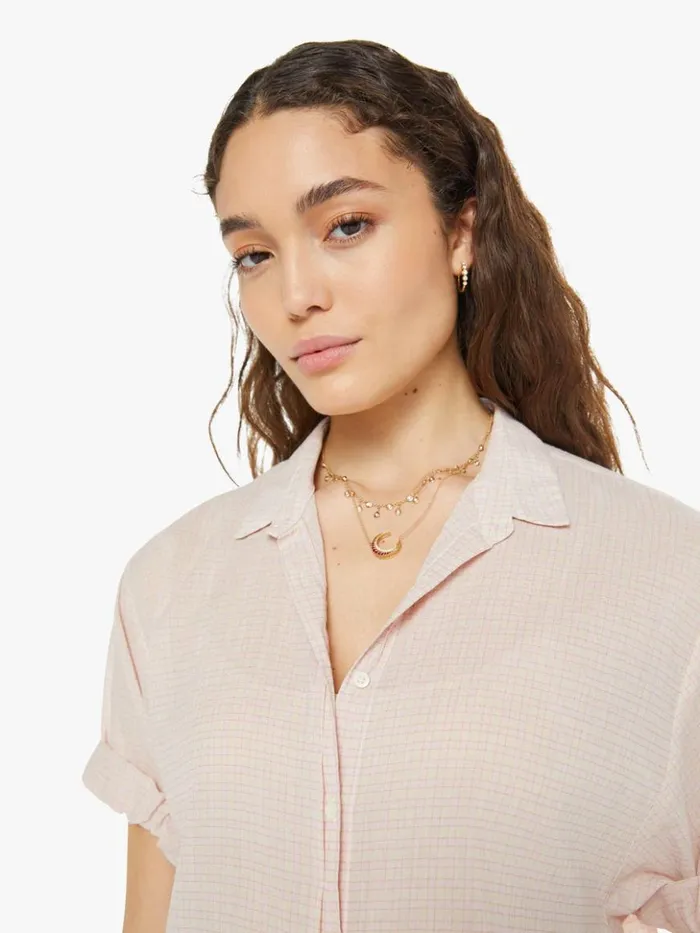 Mother Denim Channing Shirt Rose Petal 8211 Women