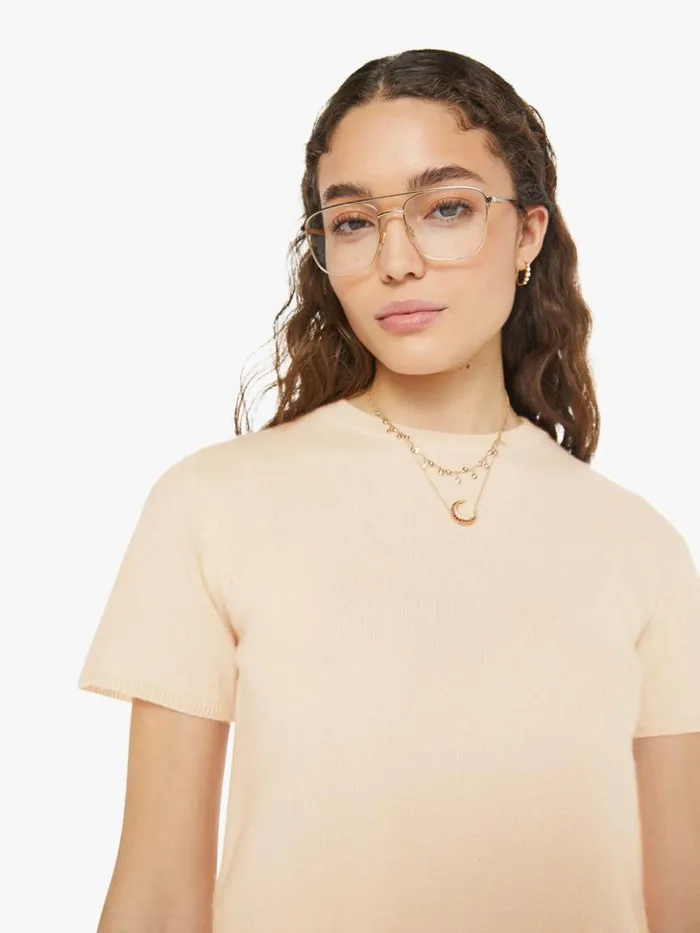 Mother Denim Charleston Relaxed Crewneck Mallow 8211 Women
