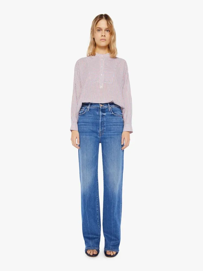 Mother Denim Jones Shirt Firework Stripe 8211 Women