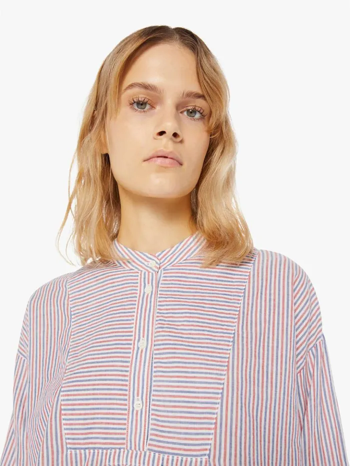 Mother Denim Jones Shirt Firework Stripe 8211 Women