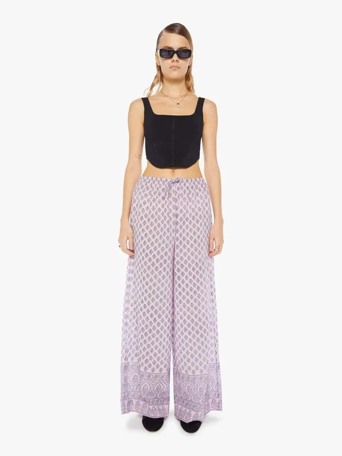 Mother Denim Margie Pant Purple Lilac 8211 Women