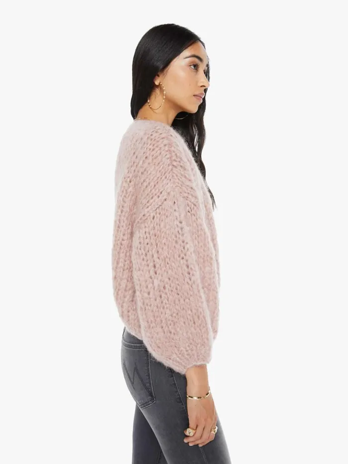 Mother Denim Mohair Bomber Cardigan Antique Pink 8211 Women
