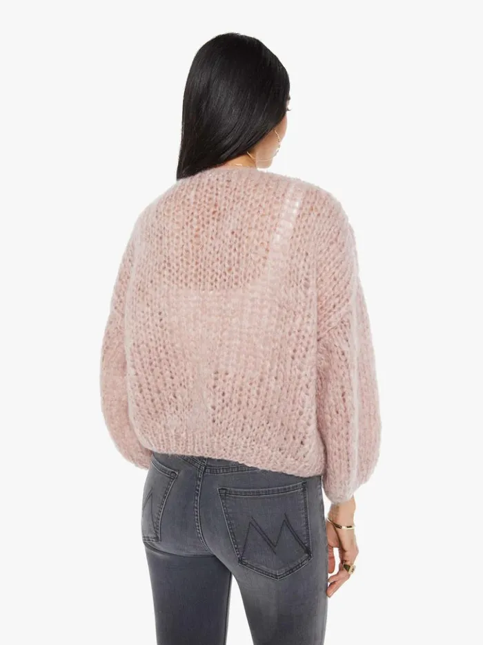 Mother Denim Mohair Bomber Cardigan Antique Pink 8211 Women