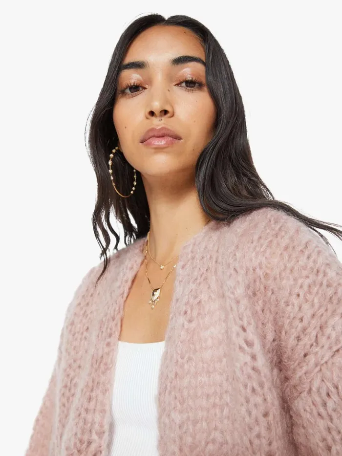 Mother Denim Mohair Bomber Cardigan Antique Pink 8211 Women
