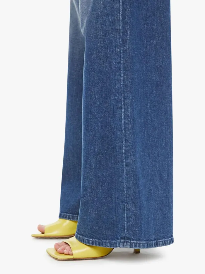 Mother Denim Petites Petites The Lil039 Ditcher Roller Sneak Wash Cannonball 8211 Women
