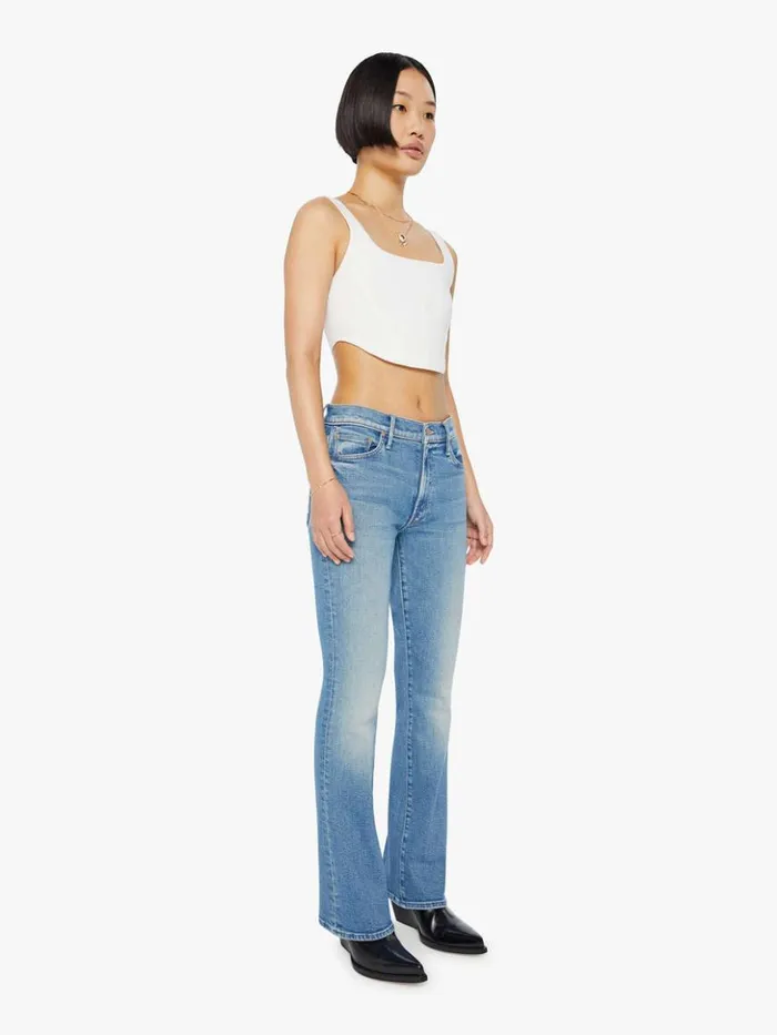 Mother Denim Petites Petites The Lil039 Outsider Sneak Wash Flag Me Down 8211 Women