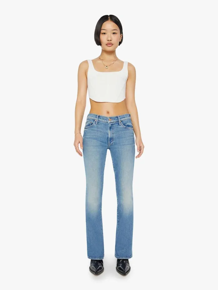Mother Denim Petites Petites The Lil039 Outsider Sneak Wash Flag Me Down 8211 Women