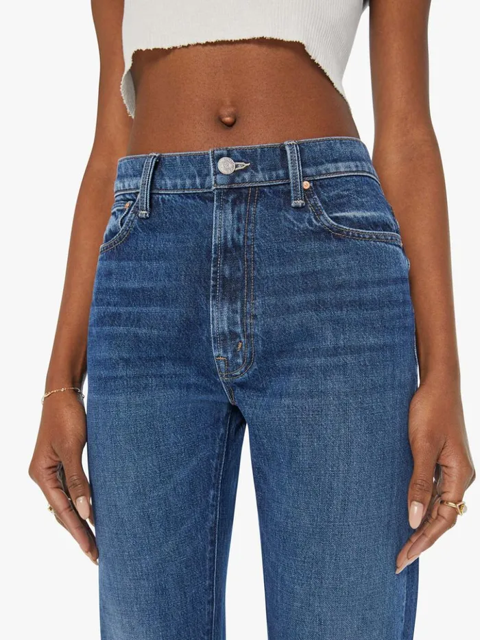 Mother Denim Relaxed The Ditcher Zip Flood Wash Did You Bring Me Anything 8211 Women