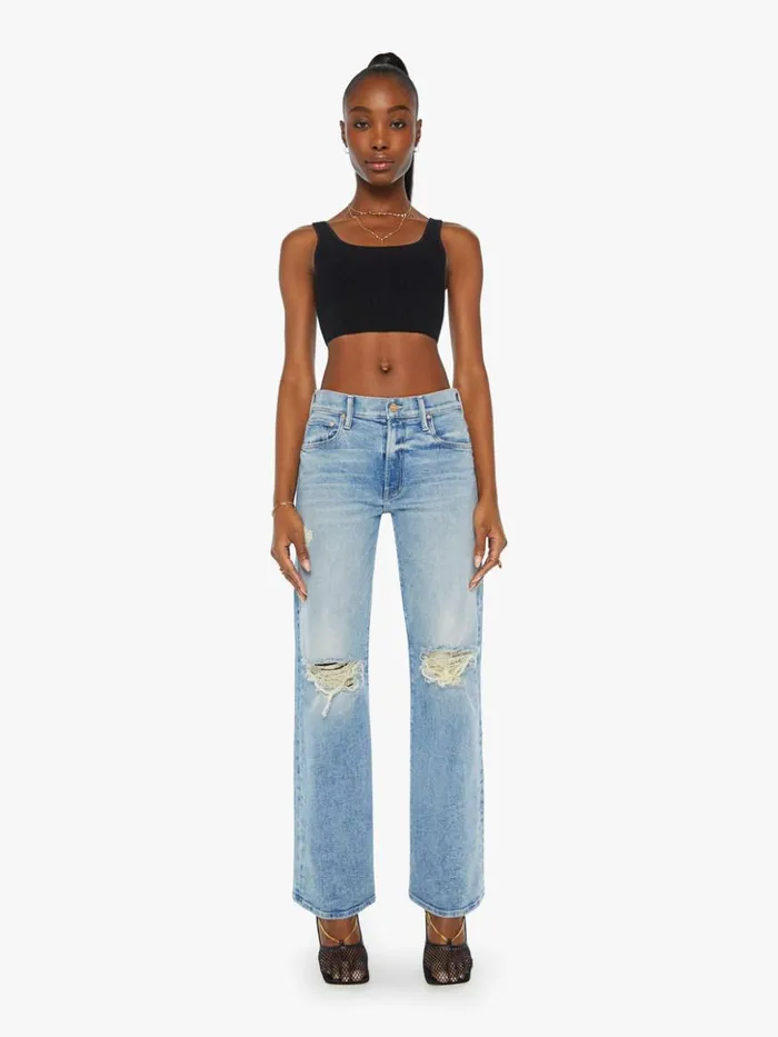Mother Denim Relaxed The Mid Rise Maven Sneak Wash Peak A Boo 8211 Women