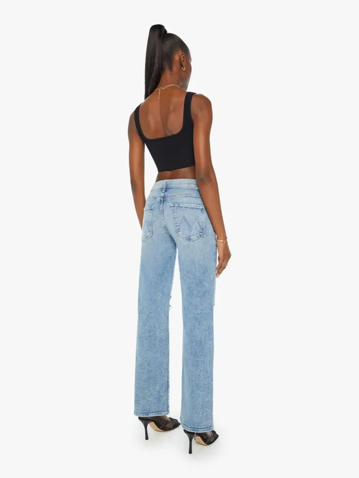 Mother Denim Relaxed The Mid Rise Maven Sneak Wash Peak A Boo 8211 Women