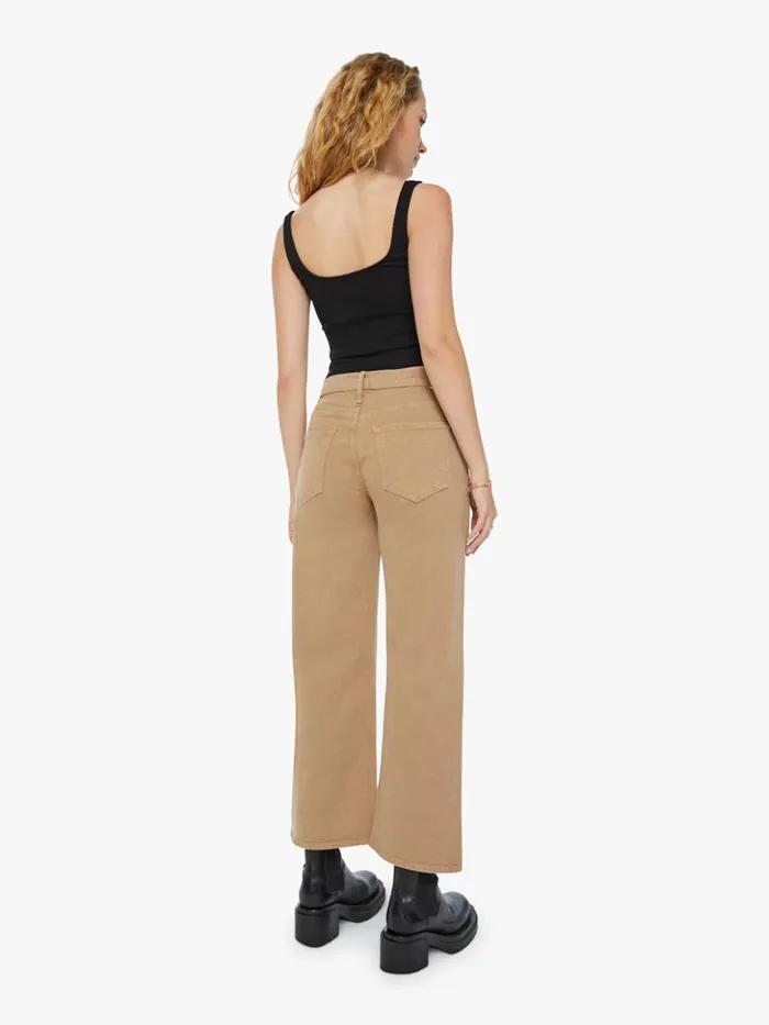Mother Denim The Dodger Flood Wash Dark Khaki 8211 Women