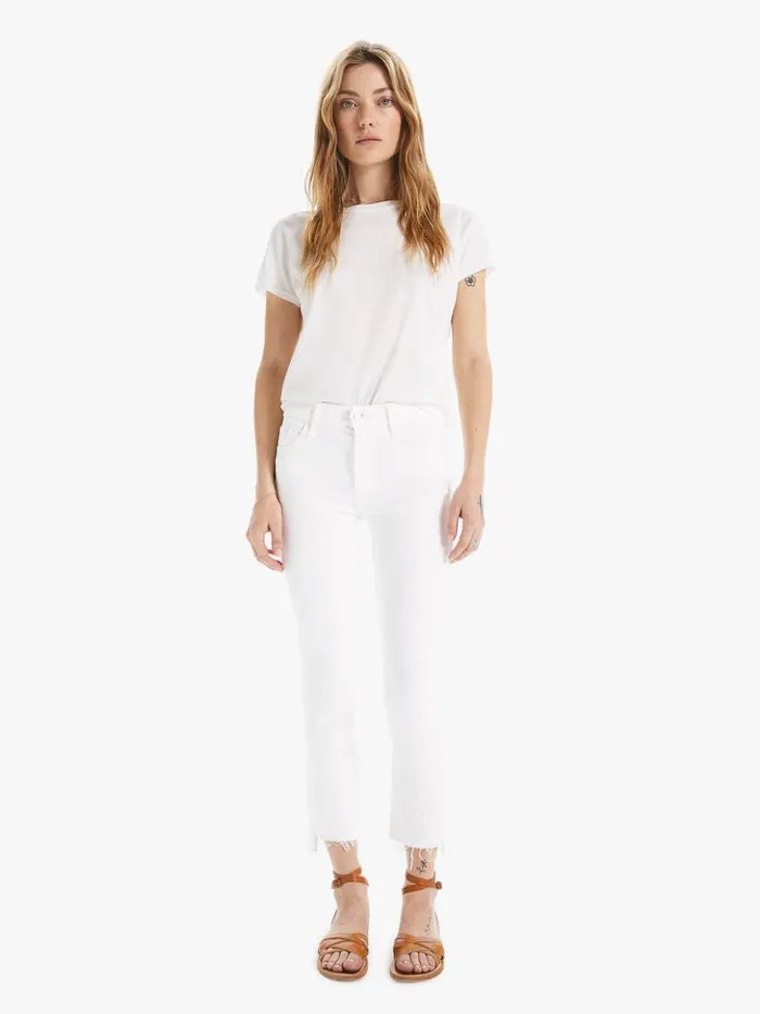 Mother Denim The Insider Crop Step Fray Wash Fairest Of Them All 8211 Women