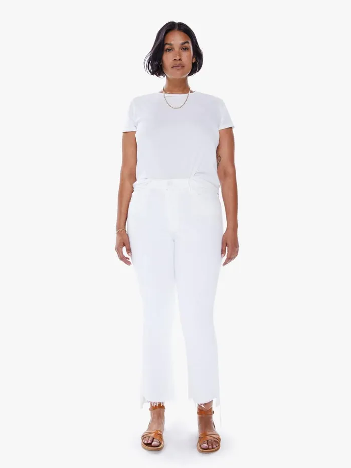 Mother Denim The Insider Crop Step Fray Wash Fairest Of Them All 8211 Women