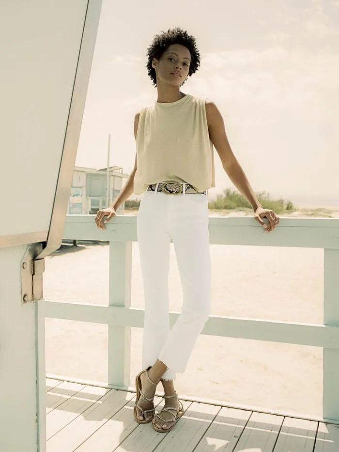 Mother Denim The Insider Crop Step Fray Wash Fairest Of Them All 8211 Women