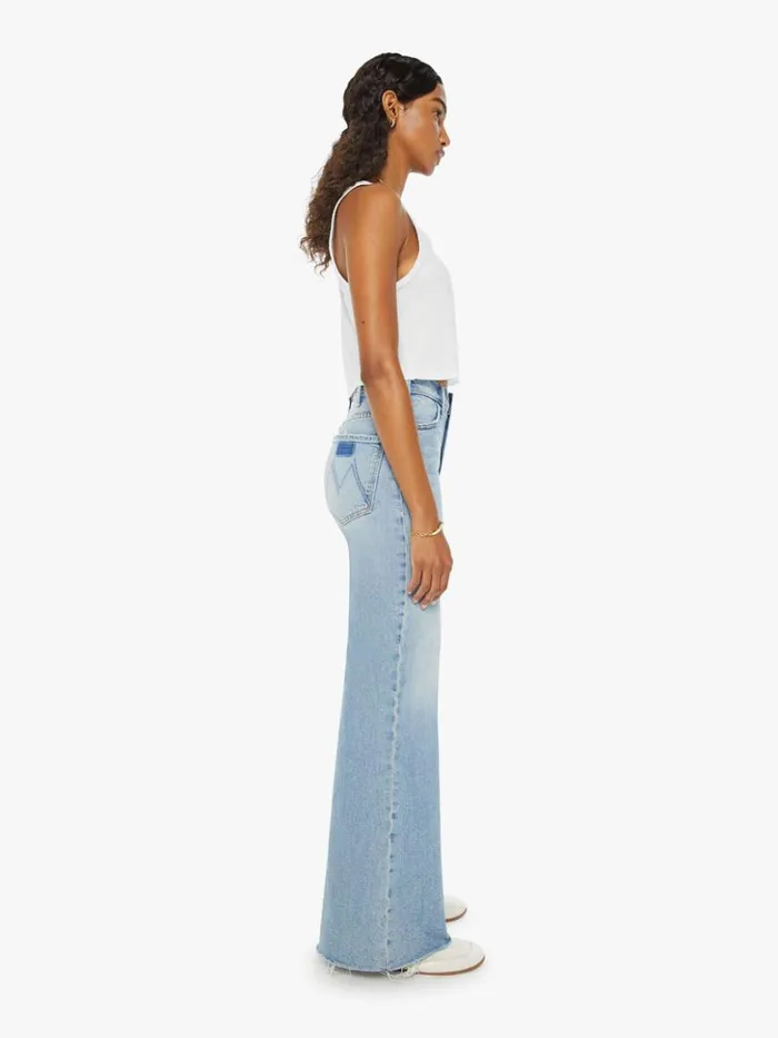 Mother Denim Wide Leg The Hustler Roller Fray Wash I Confess 8211 Women