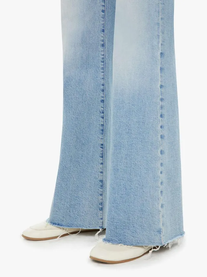 Mother Denim Wide Leg The Hustler Roller Fray Wash I Confess 8211 Women