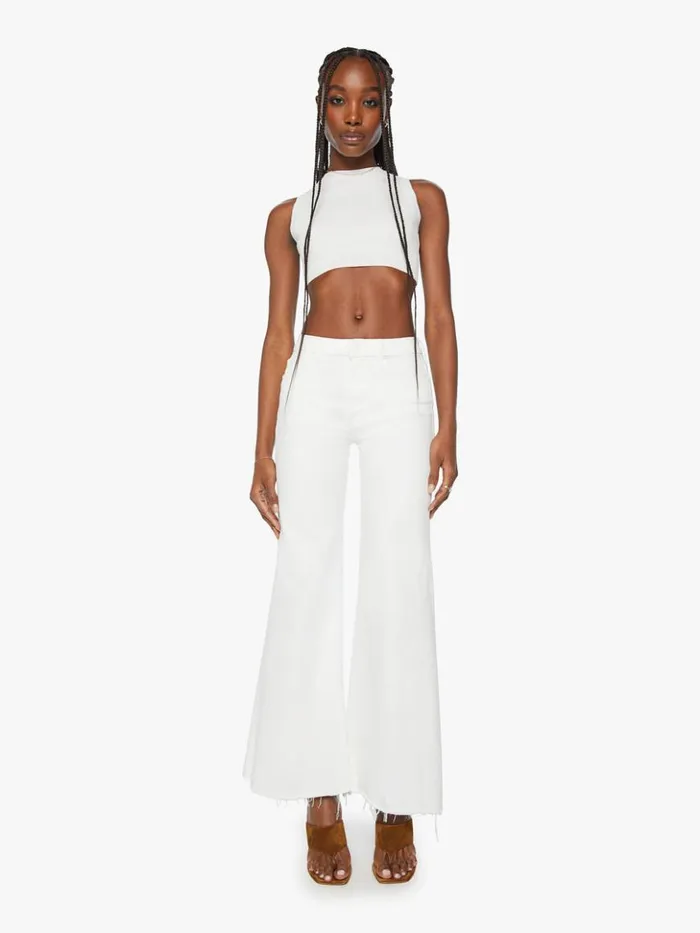 Mother Denim Wide Leg The Roller Fray Wash Fairest Of Them All 8211 Women