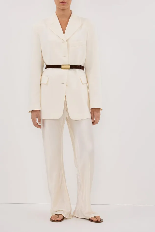 MYKA CREAM SATIN PANT Women DISSH Pants