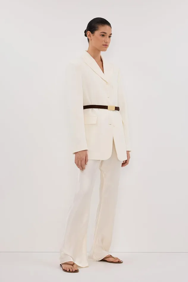 MYKA CREAM SATIN PANT Women DISSH Pants