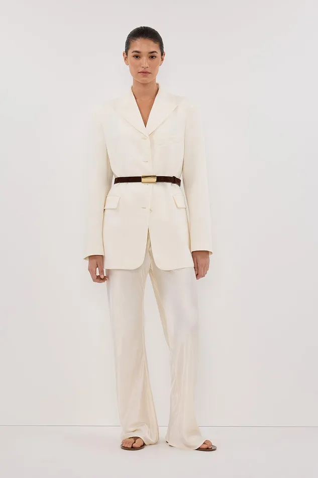 MYKA CREAM SATIN PANT Women DISSH Pants
