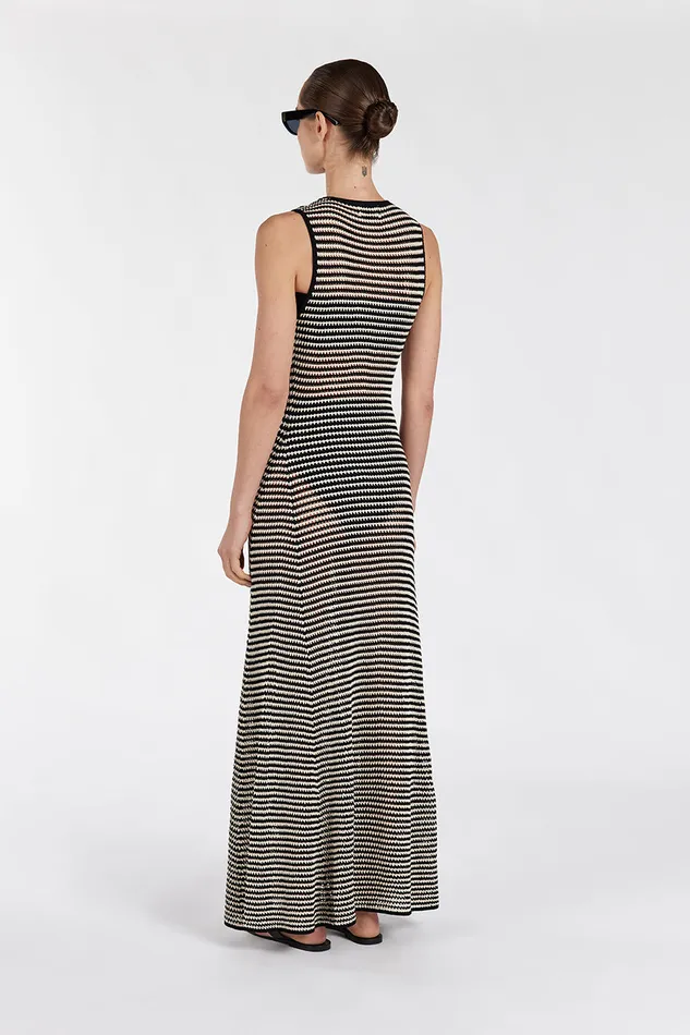 NATE BLACK SLEEVELESS MAXI DRESS Women DISSH Knit Dresses