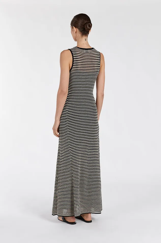 NATE BLACK SLEEVELESS MAXI DRESS Women DISSH Knit Dresses