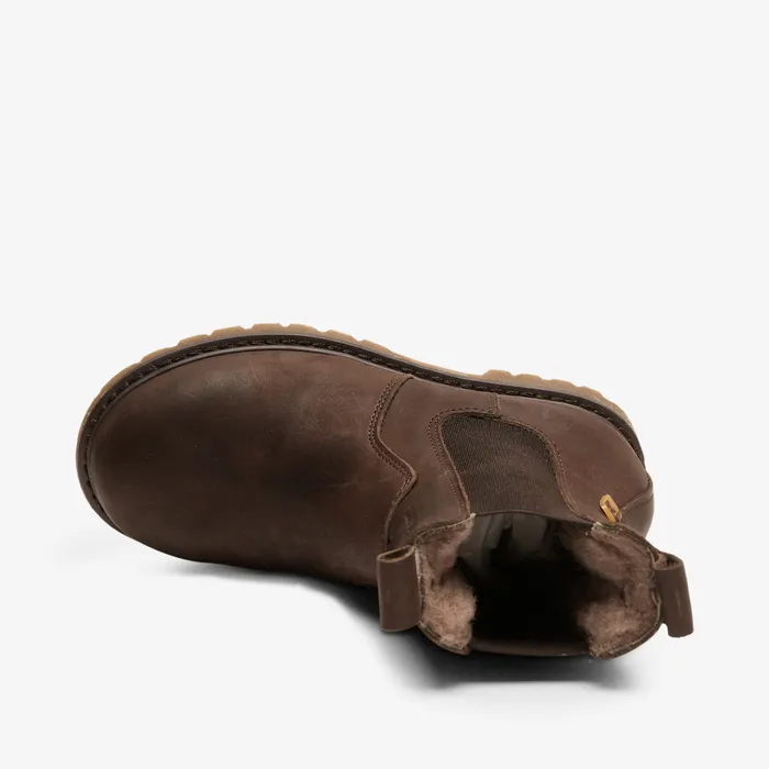 neel tex coffee Brown Winter boots bisgaardshoes KIDS