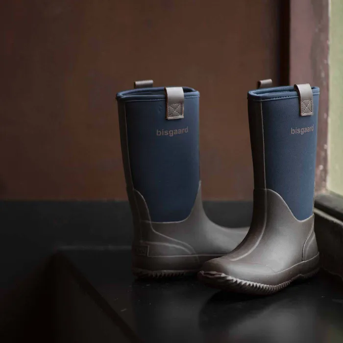 neo thermo navy Blue Boots bisgaardshoes KIDS