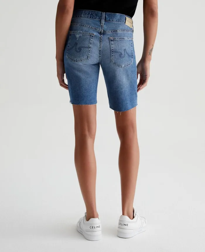 Nikki Short 16 Years Indigo Deluge Destruc Women AG Jeans Denim