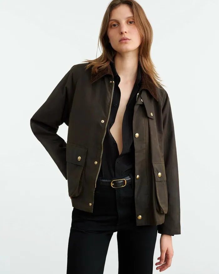 Nili Lotan BRINLEY PARKA Dark Hunter Green Women Jackets and Blazers