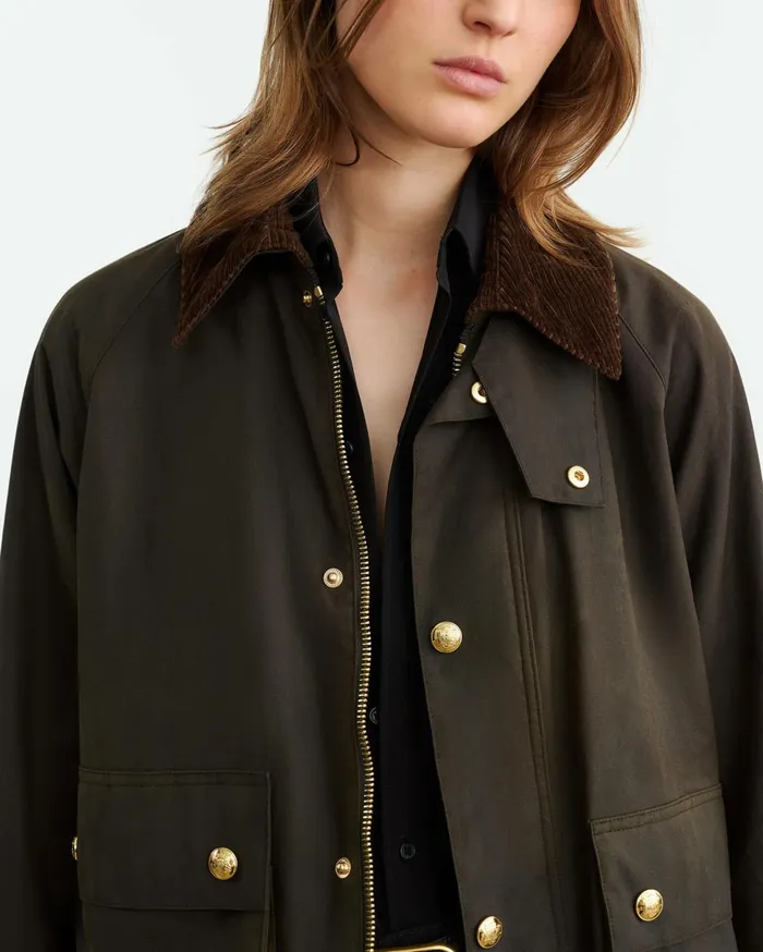 Nili Lotan BRINLEY PARKA Dark Hunter Green Women Jackets and Blazers