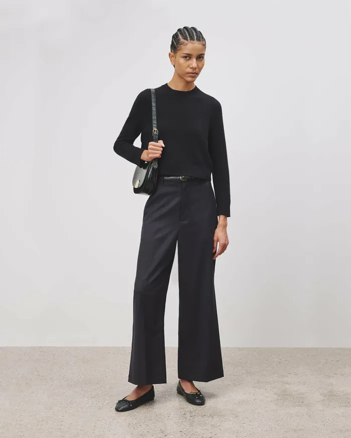Nili Lotan EMERALD PANT Black Women Pants and Shorts