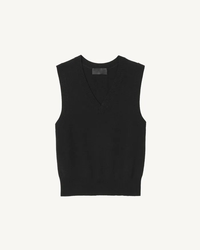 Nili Lotan FEBRUARY CASHMERE TANK Ivory Women Tops