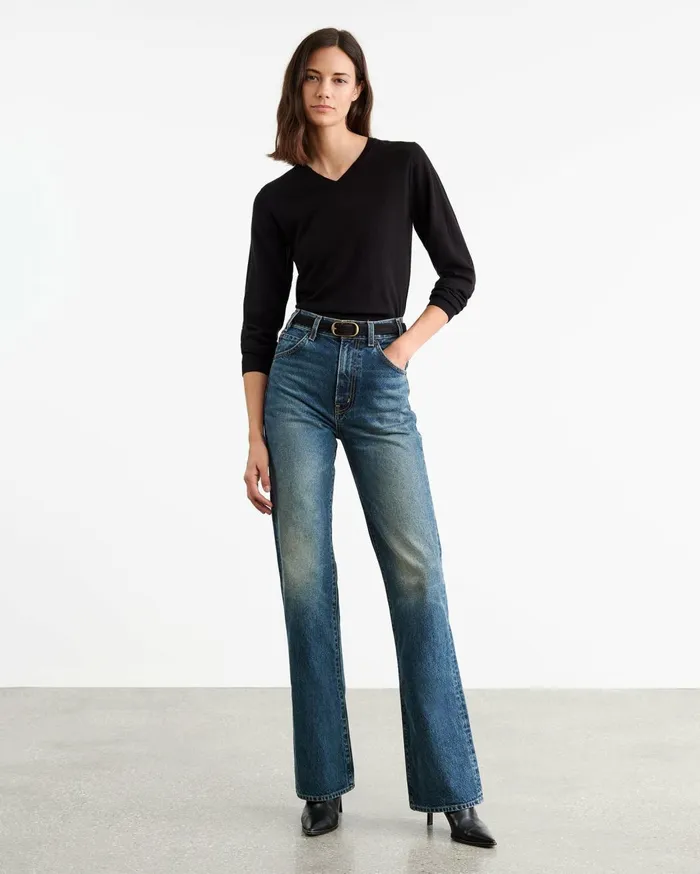 Nili Lotan JANAH SWEATER Midnight Women Knits and Sweaters