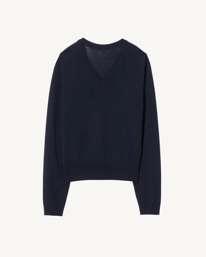 Nili Lotan JANAH SWEATER Midnight Women Knits and Sweaters