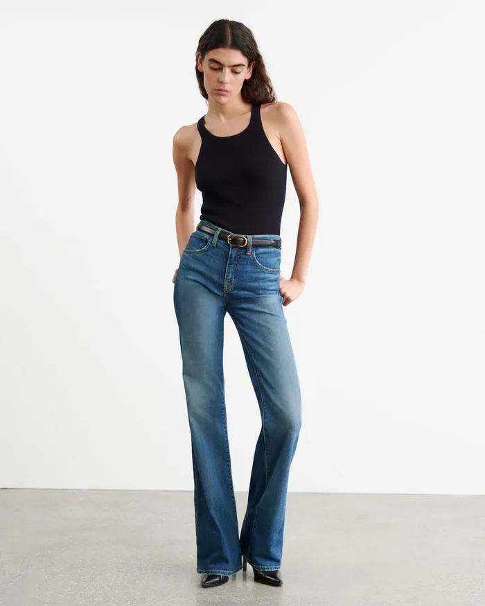 Nili Lotan LOTTIE KNIT TANK Dark Navy Women Tees