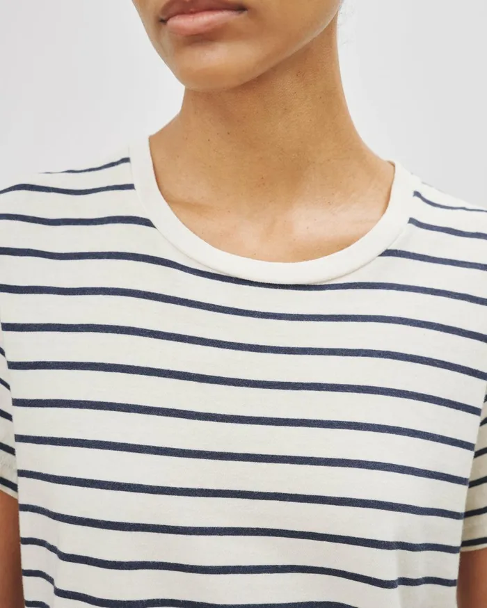 Nili Lotan MARIELA TEE Cocoa Women Tops