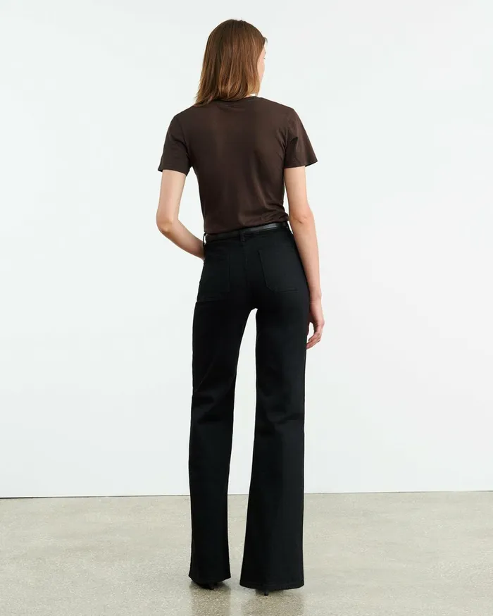 Nili Lotan MARIELA TEE Cocoa Women Tops