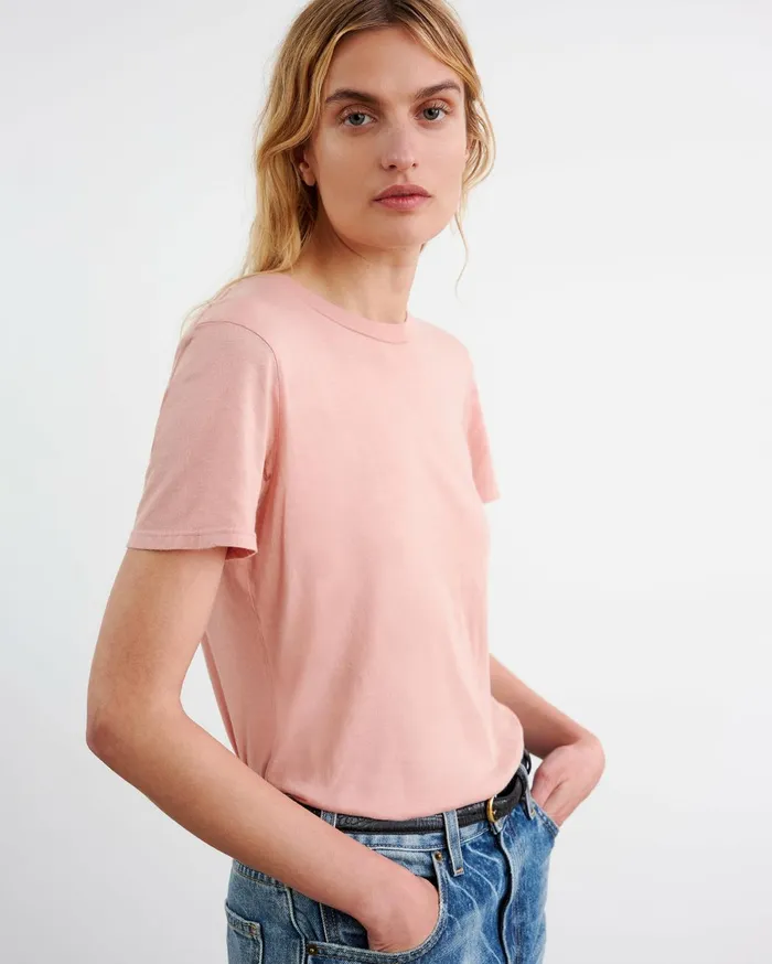 Nili Lotan MARIELA TEE Cocoa Women Tops
