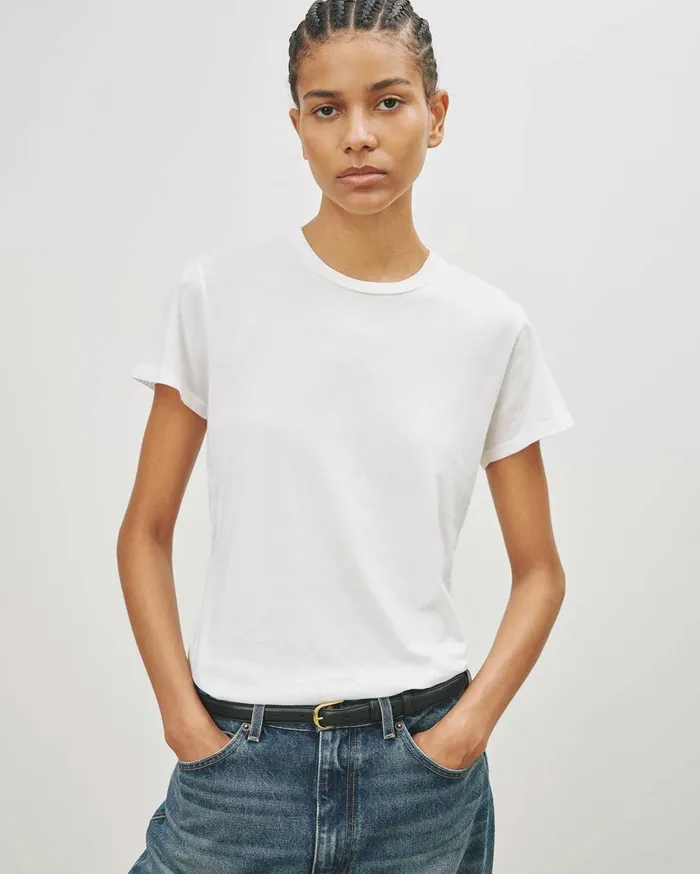 Nili Lotan MARIELA TEE Cocoa Women Tops