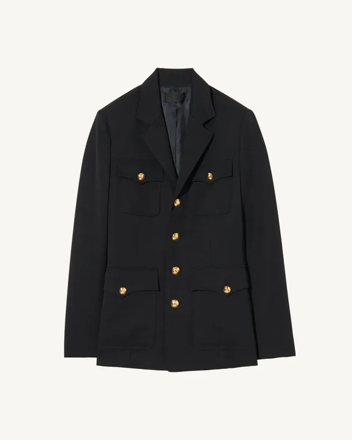 Nili Lotan NELSON JACKET Black Women Jackets and Blazers
