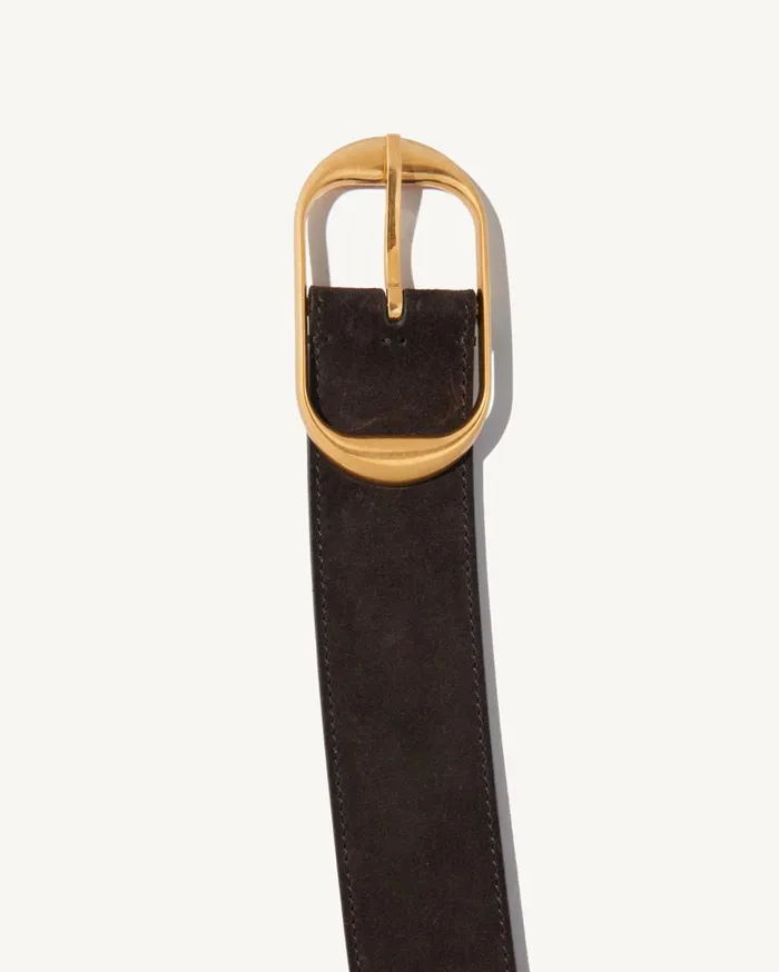 Nili Lotan NILI BELT Espresso Women Belts and Accessories