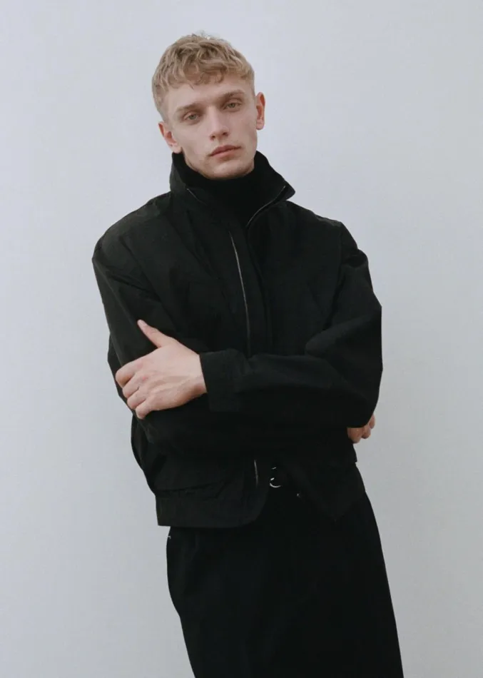 Nili Lotan RHETT JACKET Dark Navy Men Jackets and Coats