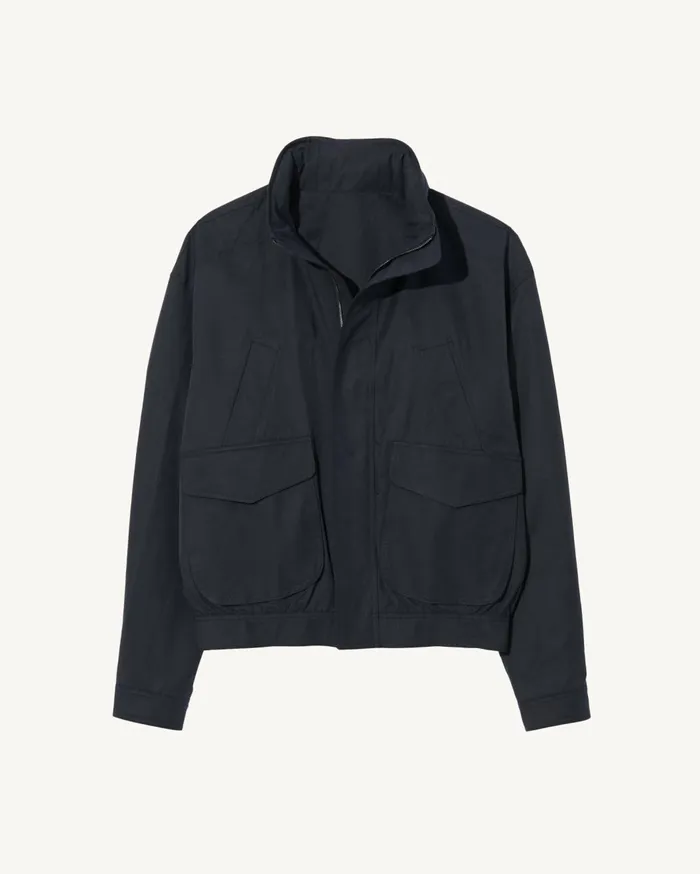 Nili Lotan RHETT JACKET Dark Navy Men Jackets and Coats